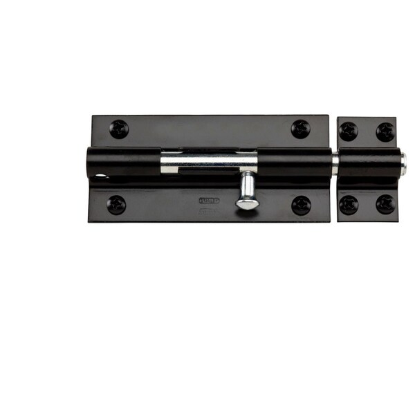 National Hardware National Hardware 8 in. L Black Steel Heavy Duty Barrel Bolt 1 pk N152-133 - main